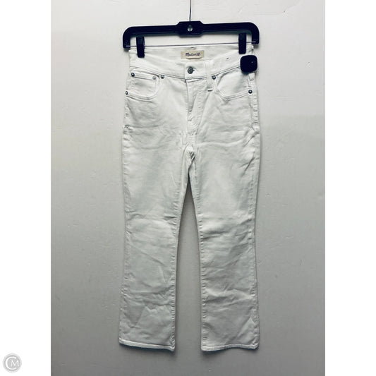 Jeans Straight By Madewell In White, Size: 0
