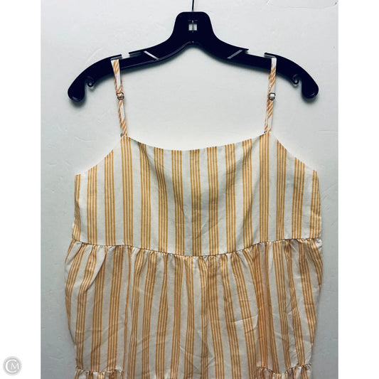 Dress Casual Maxi By Charlie Holiday In Striped Pattern, Size: L