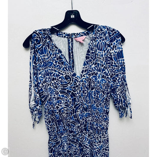 Romper Designer By Lilly Pulitzer In Blue, Size: Xxs