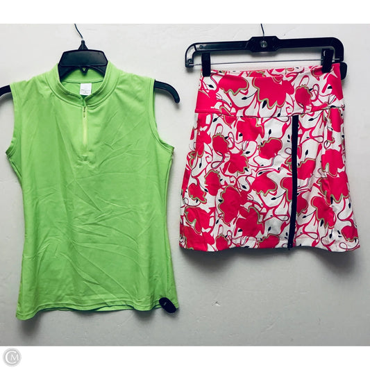 Skirt Set 2pc By Clothes Mentor In Green, Size: Xs