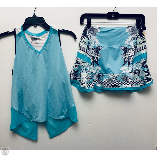 Skirt Set 2pc By Lucky In Love In Blue, Size: Xs