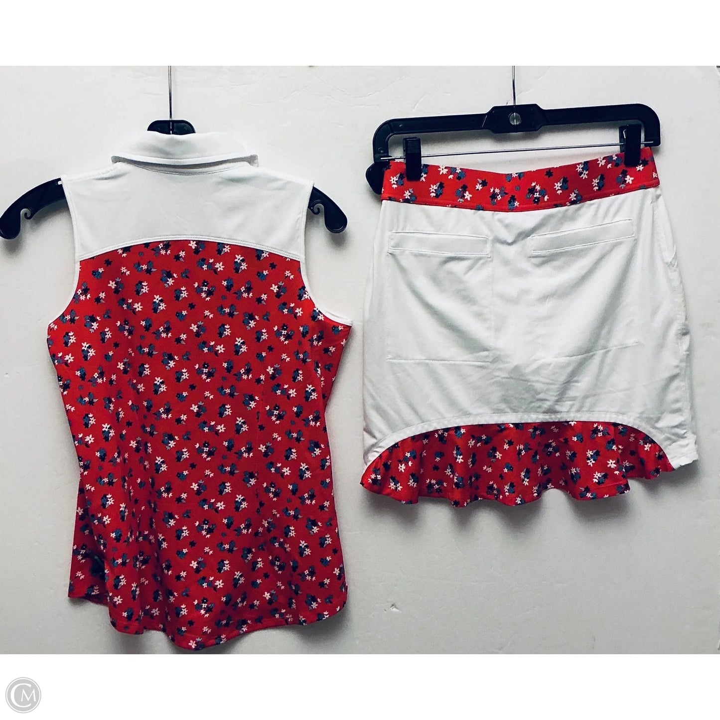 Skirt Set 2pc By Clothes Mentor In White, Size: Xxs