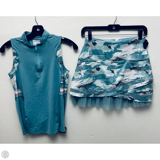Skirt Set 2pc By Lucky In Love In Blue, Size: Xs