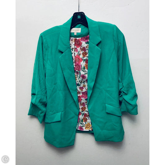 Blazer By Skies Are Blue In Green, Size: Xs
