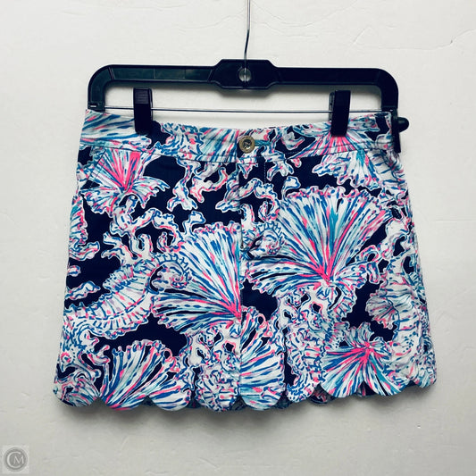 Shorts Designer By Lilly Pulitzer In Floral Print, Size: Xs