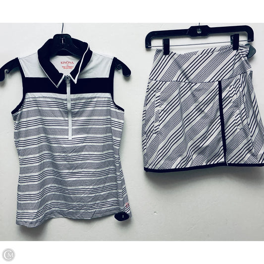 Skirt Set 2pc By Clothes Mentor In White, Size: Xs