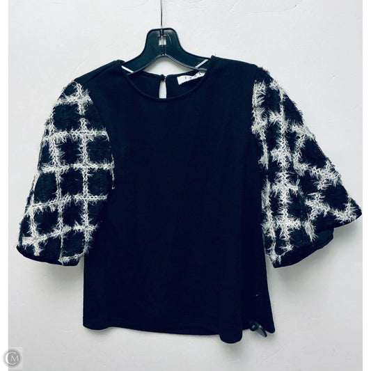 Top Short Sleeve By Thml In Black, Size: Xs
