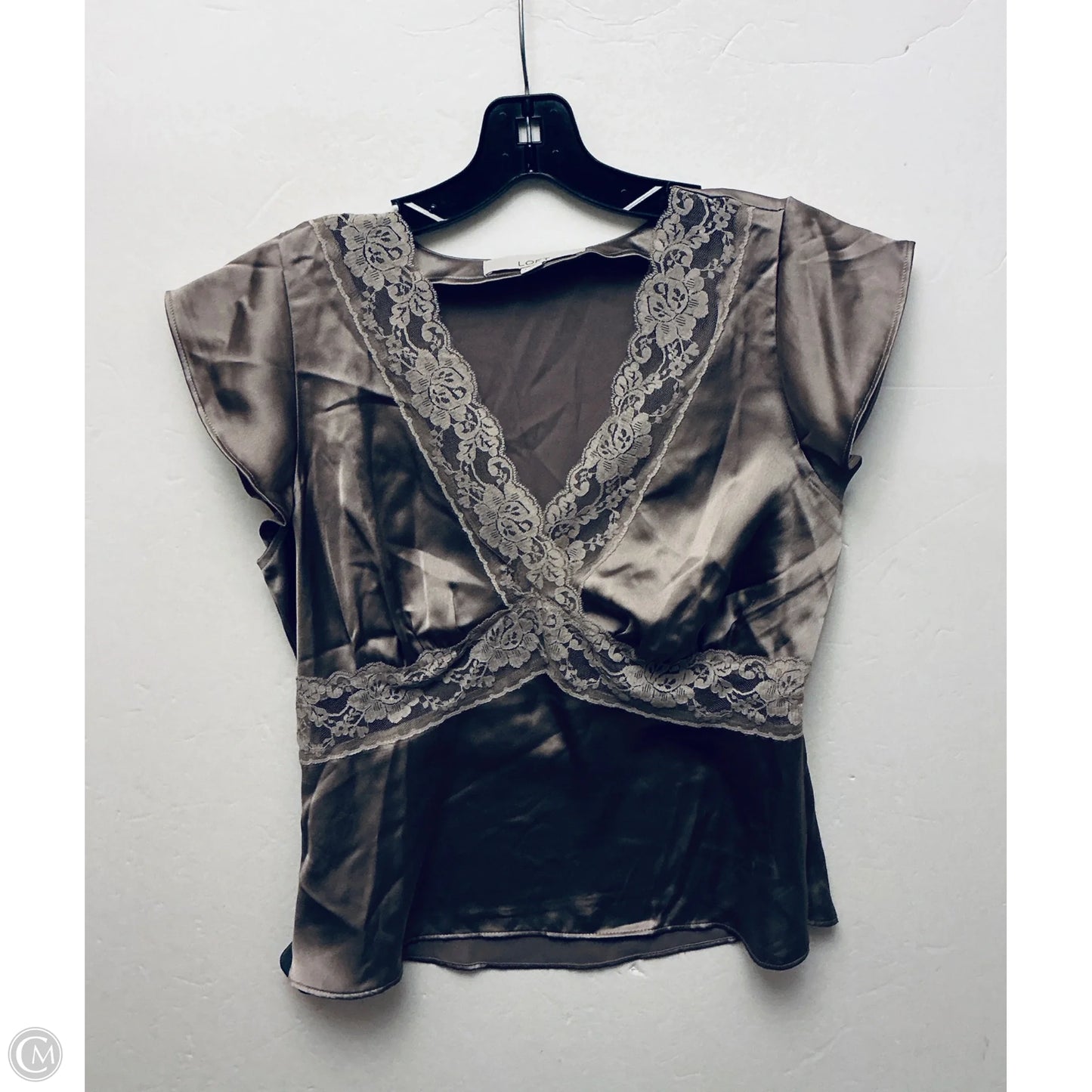 Top Sleeveless By Loft In Brown, Size: S