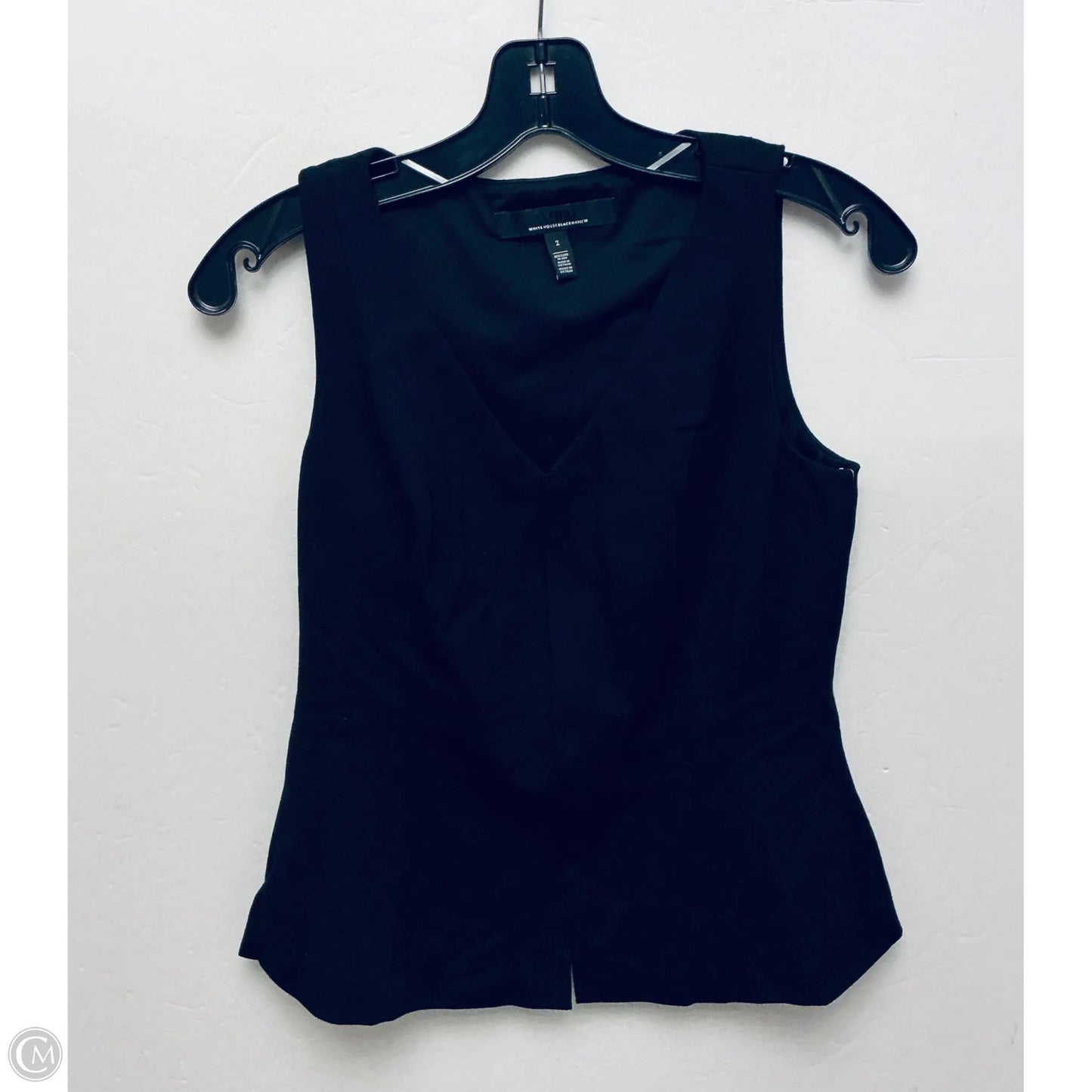 Top Sleeveless By White House Black Market In Black, Size: 2
