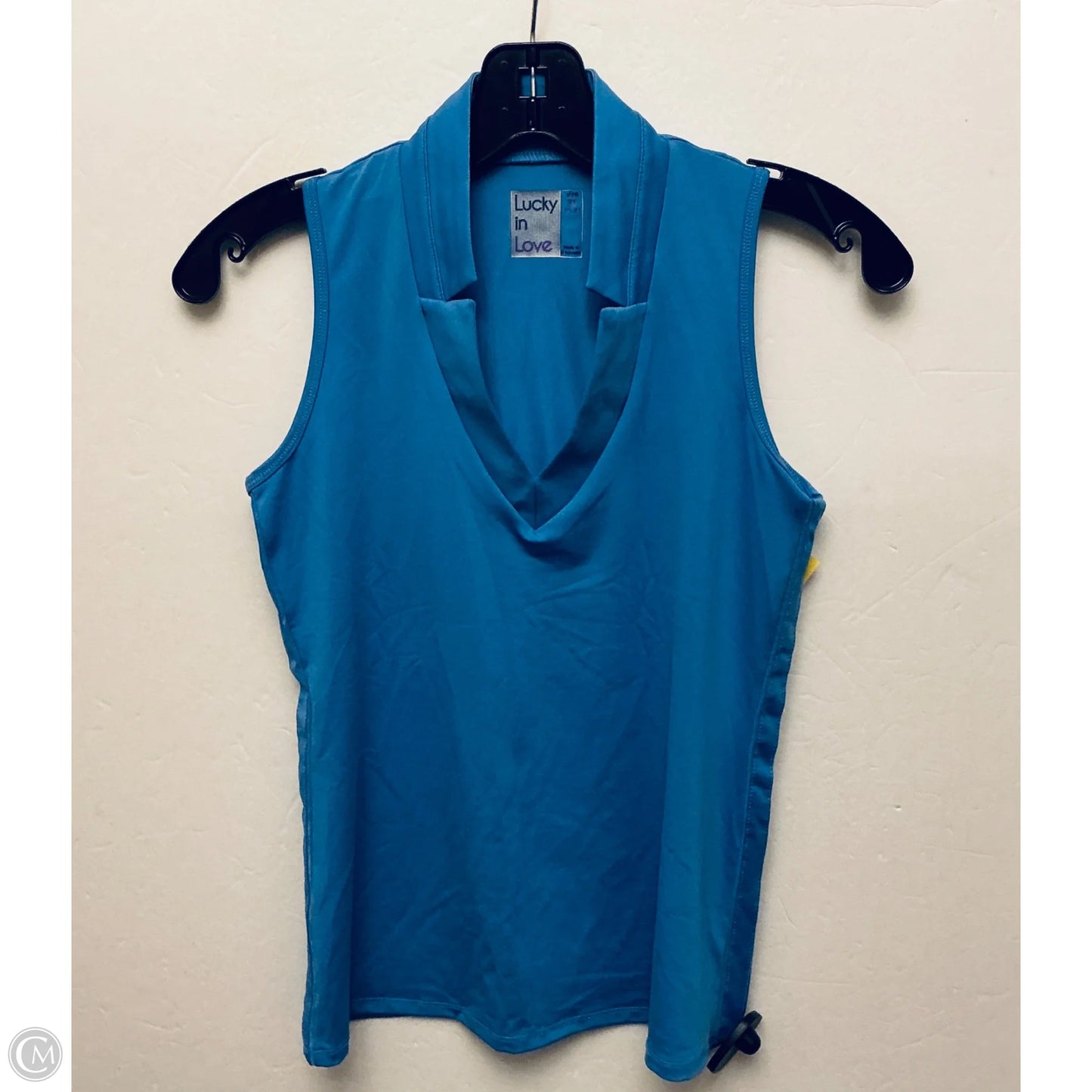 Top Sleeveless By Lucky In Love In Blue, Size: Xs