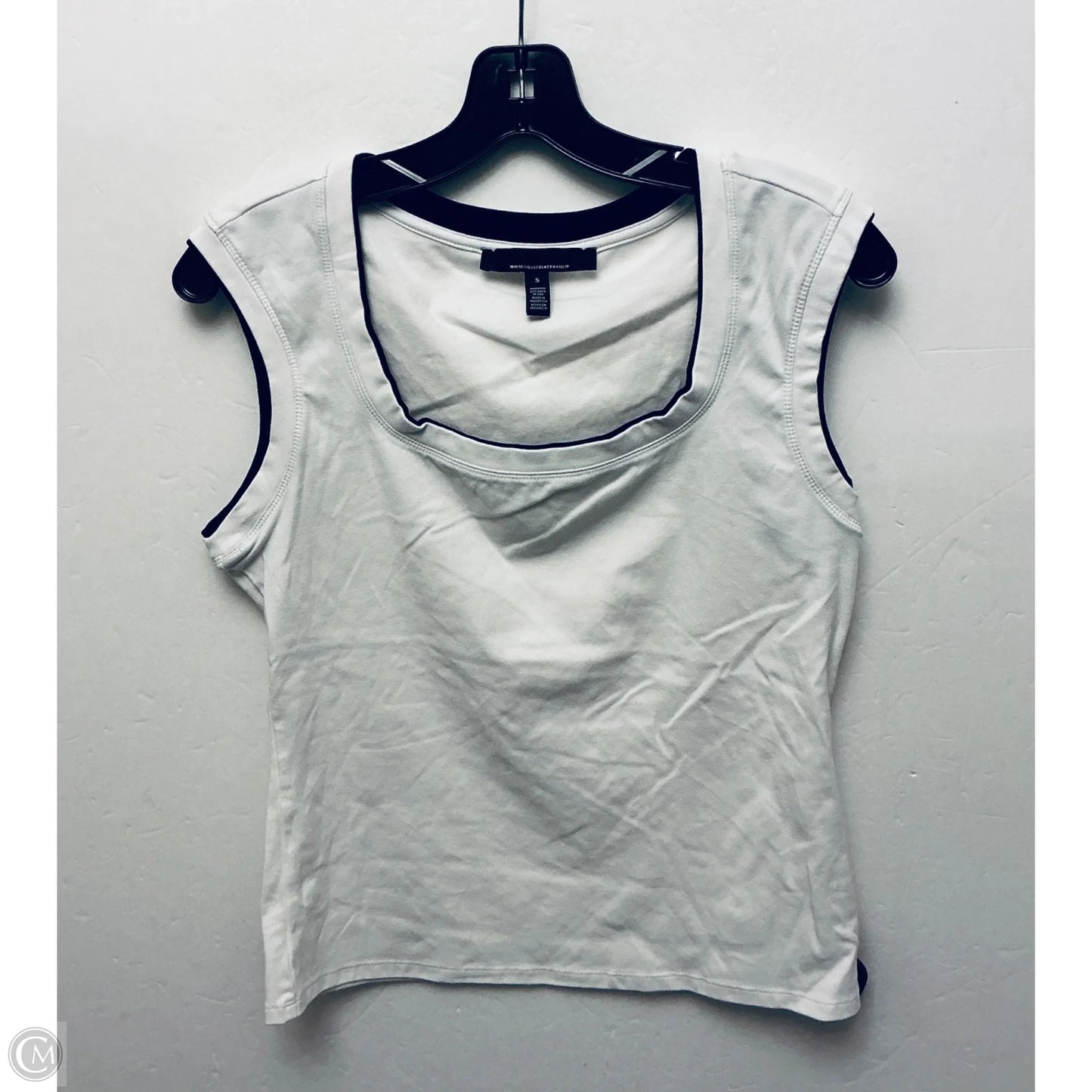 Top Sleeveless Basic By White House Black Market In White, Size: S