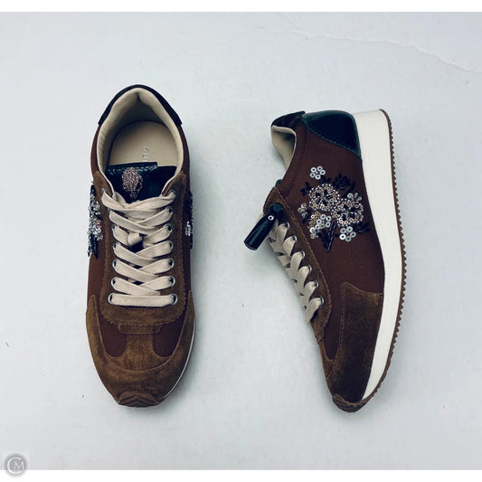 Shoes Designer By Kurt Geiger In Brown & Green, Size: 9