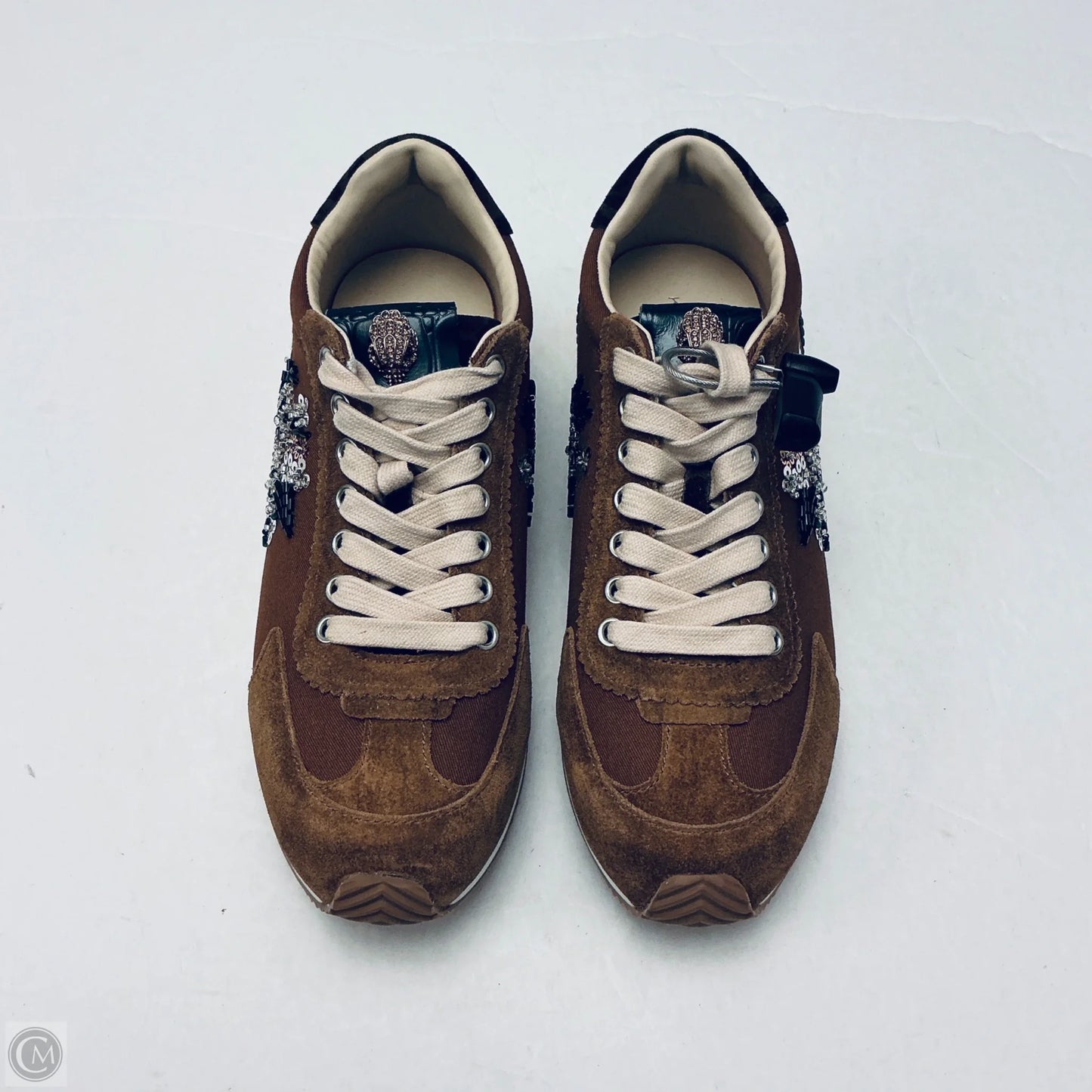 Shoes Designer By Kurt Geiger In Brown & Green, Size: 9