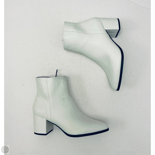 Boots Ankle Heels By Madden Girl In White, Size: 8.5