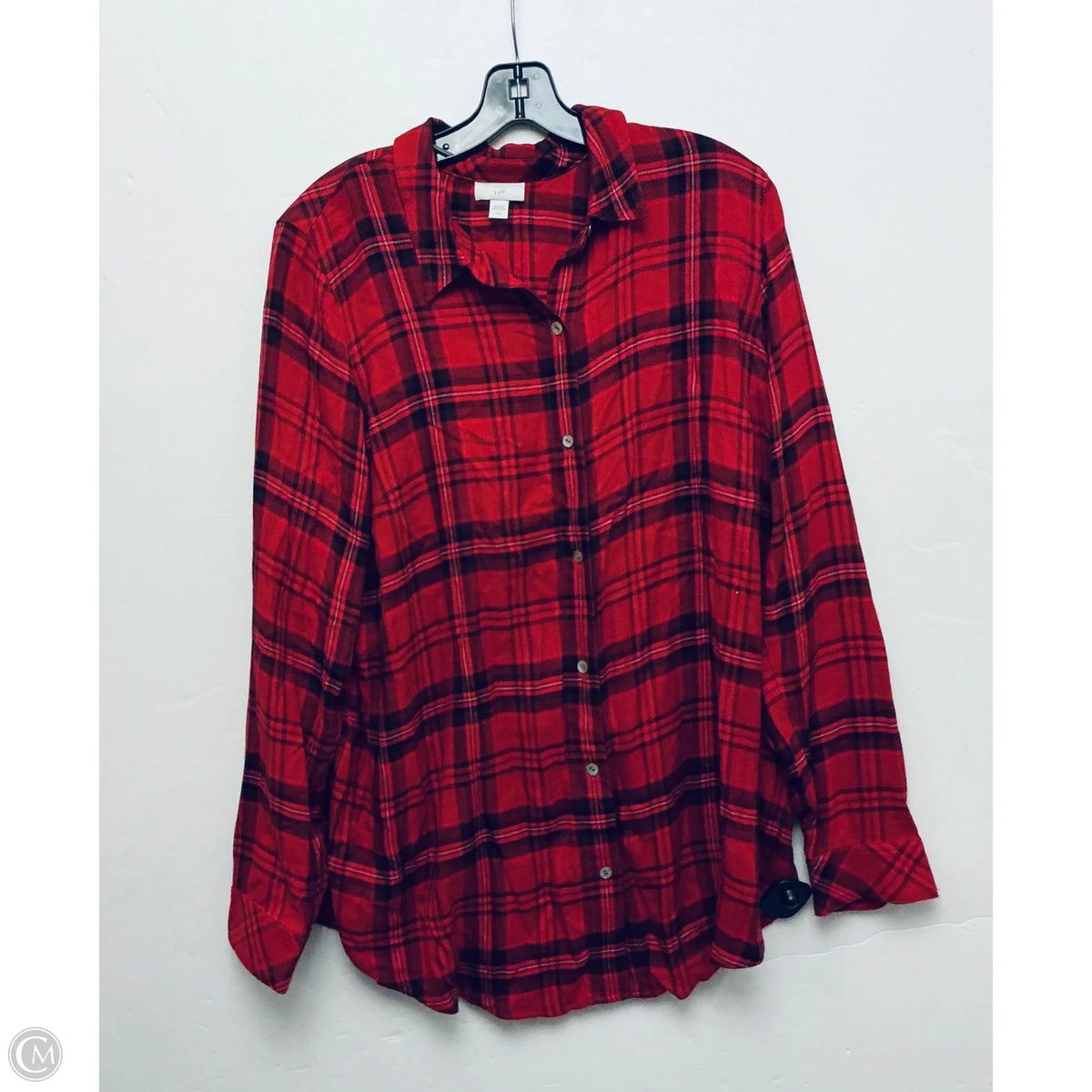 Top Long Sleeve By J. Jill In Striped Pattern, Size: L