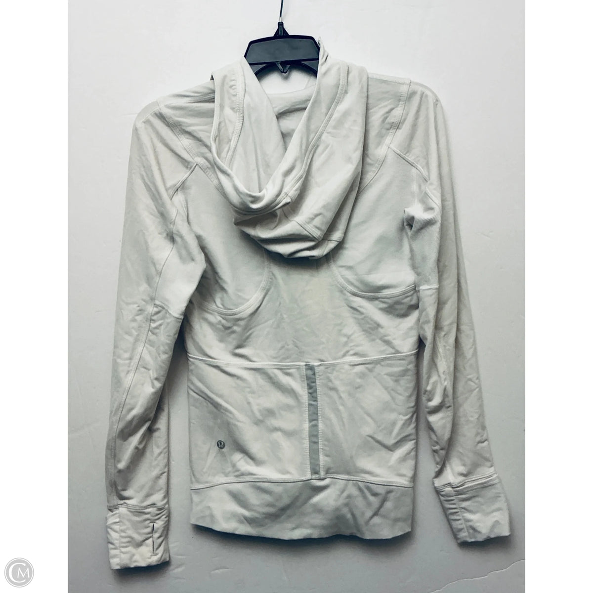 Athletic Jacket By Lululemon In White, Size: 8