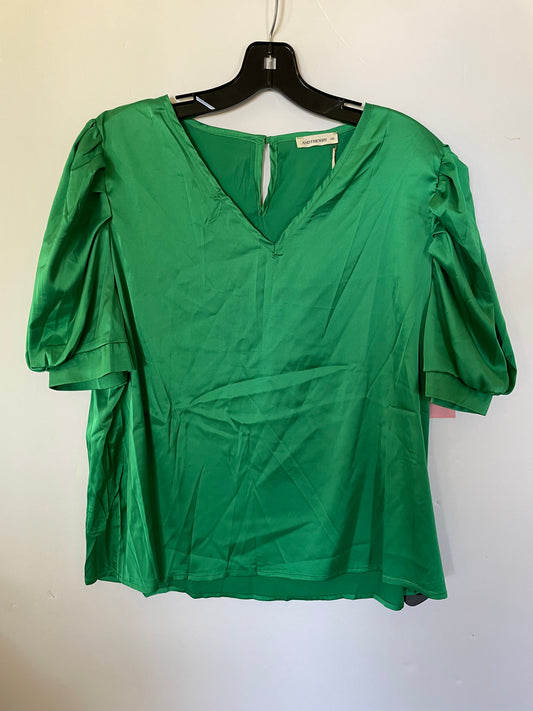 Green Top Short Sleeve Cmc, Size 1x