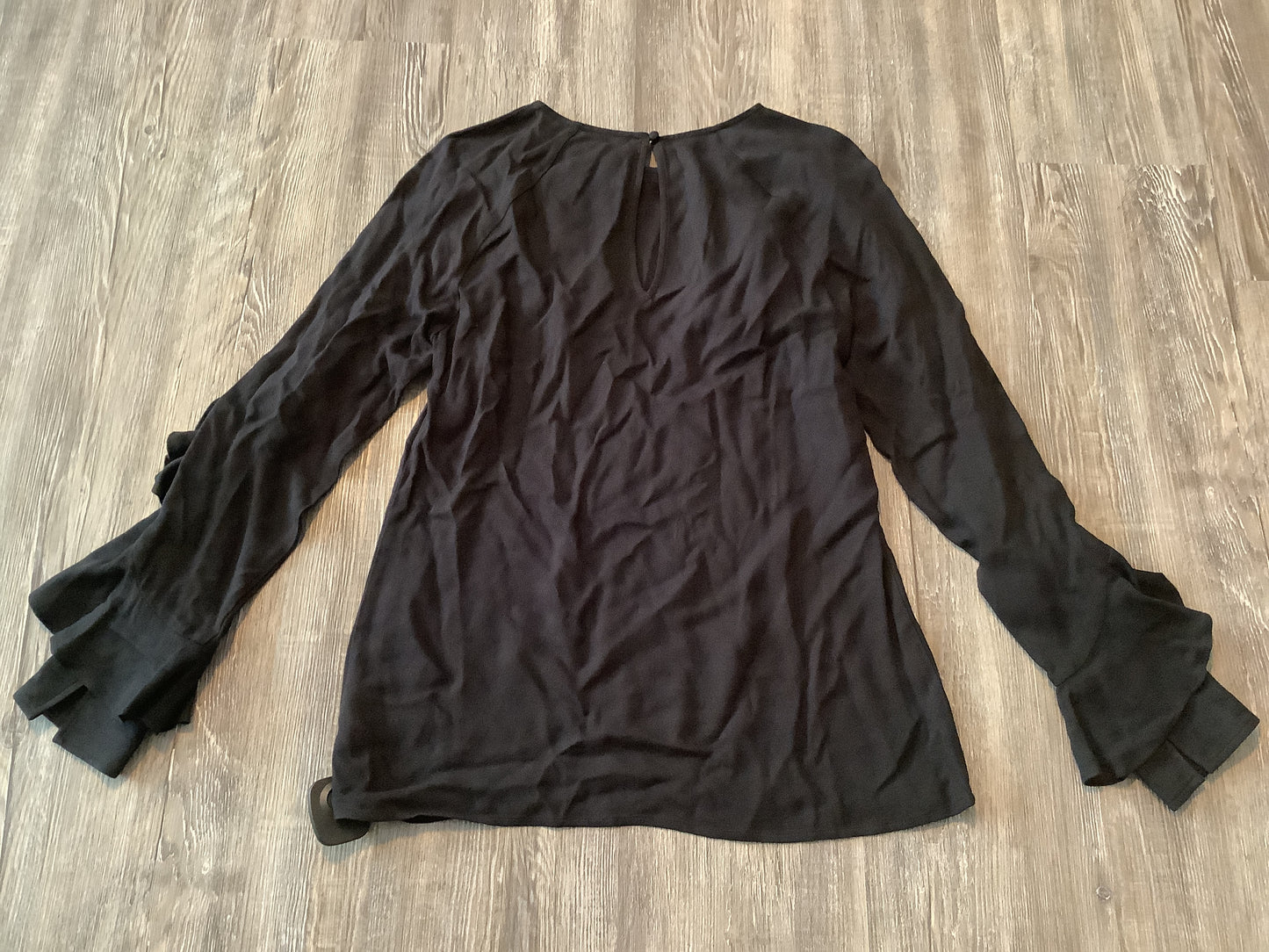 Top Long Sleeve By Ella Moss In Black, Size: Xs