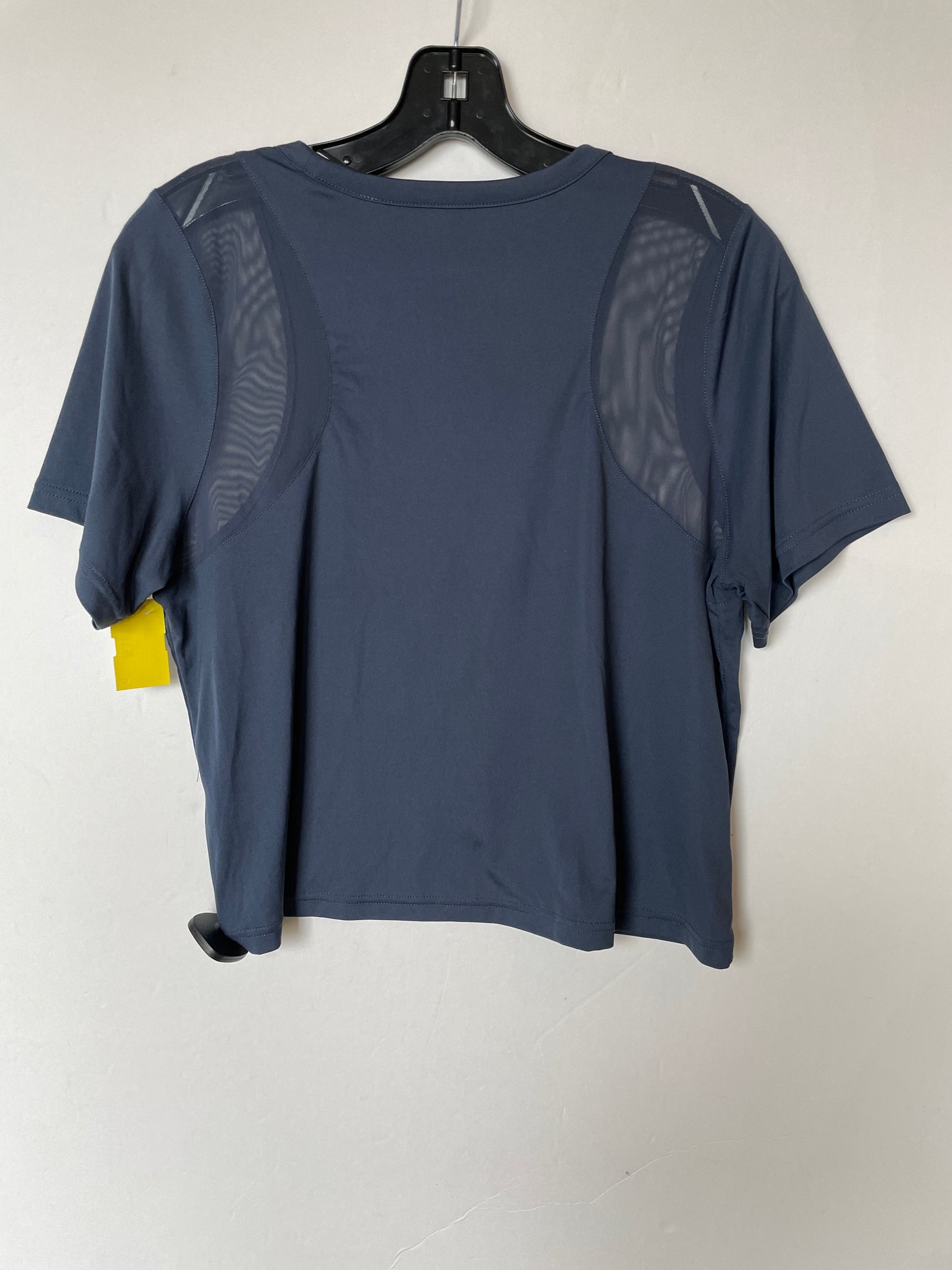 Athletic Top Short Sleeve By Nike Apparel In Navy, Size: S