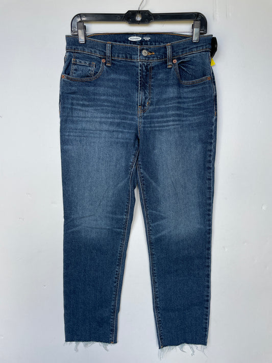 Jeans Boyfriend By Old Navy In Blue Denim, Size: 4