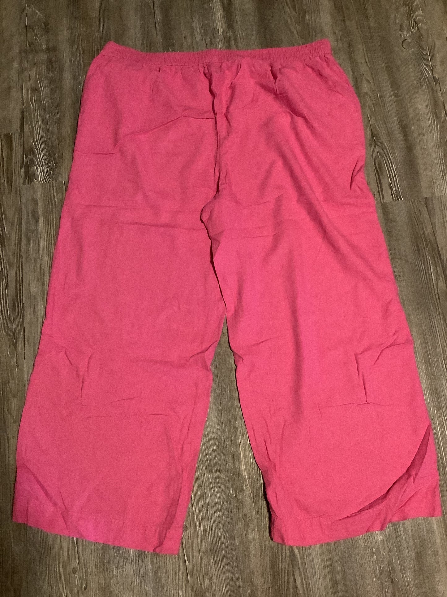 Pants Linen By Chicos In Pink, Size: 18