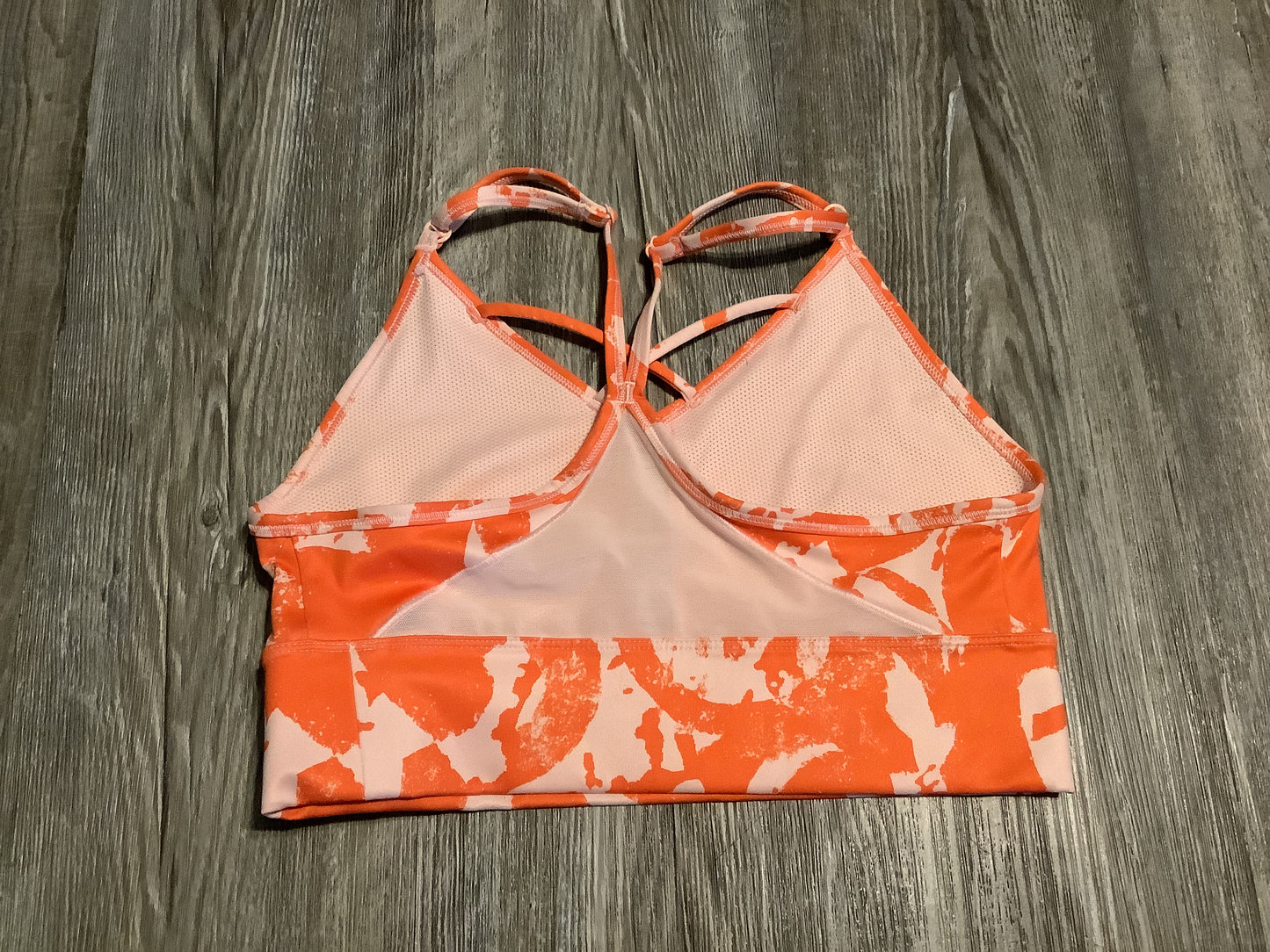 Athletic Bra By Nike Apparel In Orange, Size: M