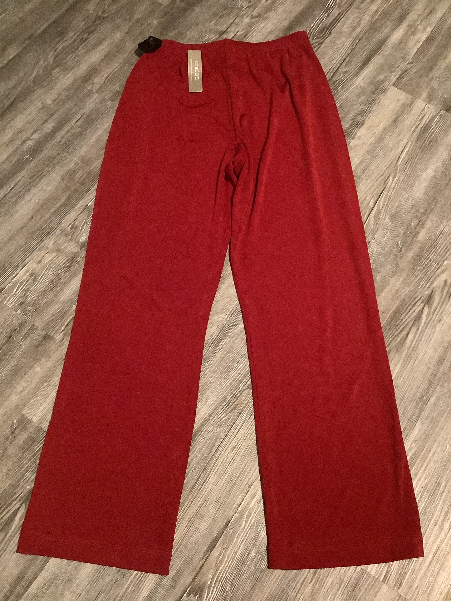 Pants Wide Leg By Chicos In Red, Size: M