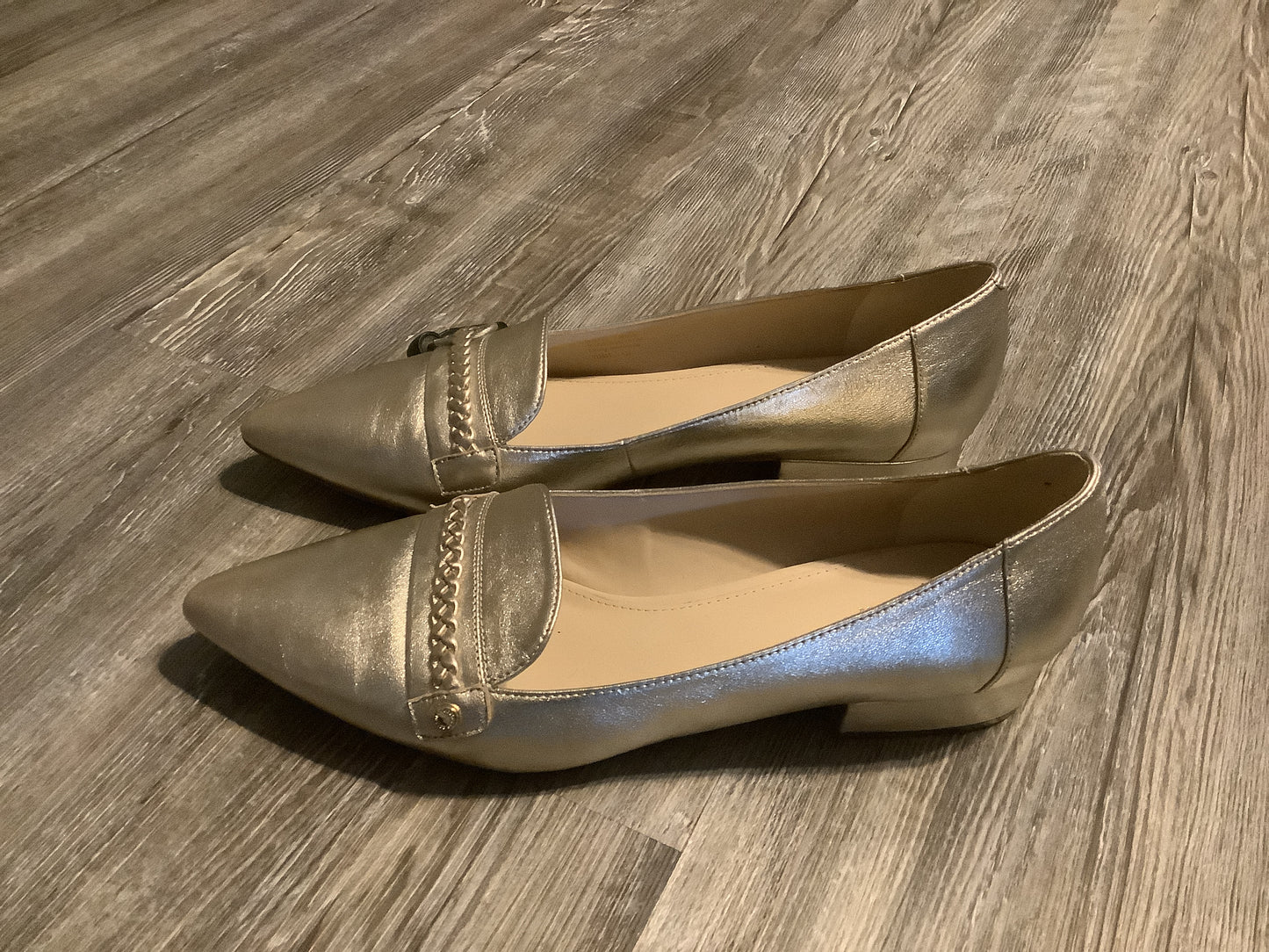 Shoes Heels Block By Cole-haan In Gold, Size: 10.5