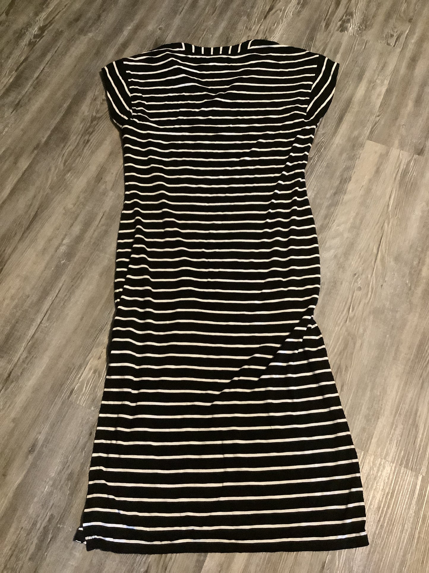 Dress Casual Maxi By White House Black Market In Black & White, Size: S