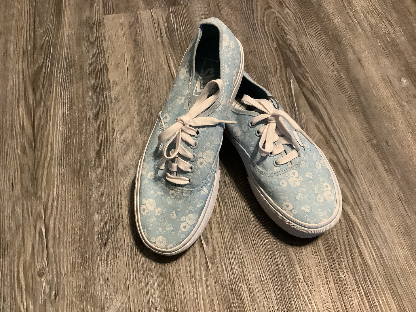 Shoes Sneakers By Vans In Blue, Size: 8.5