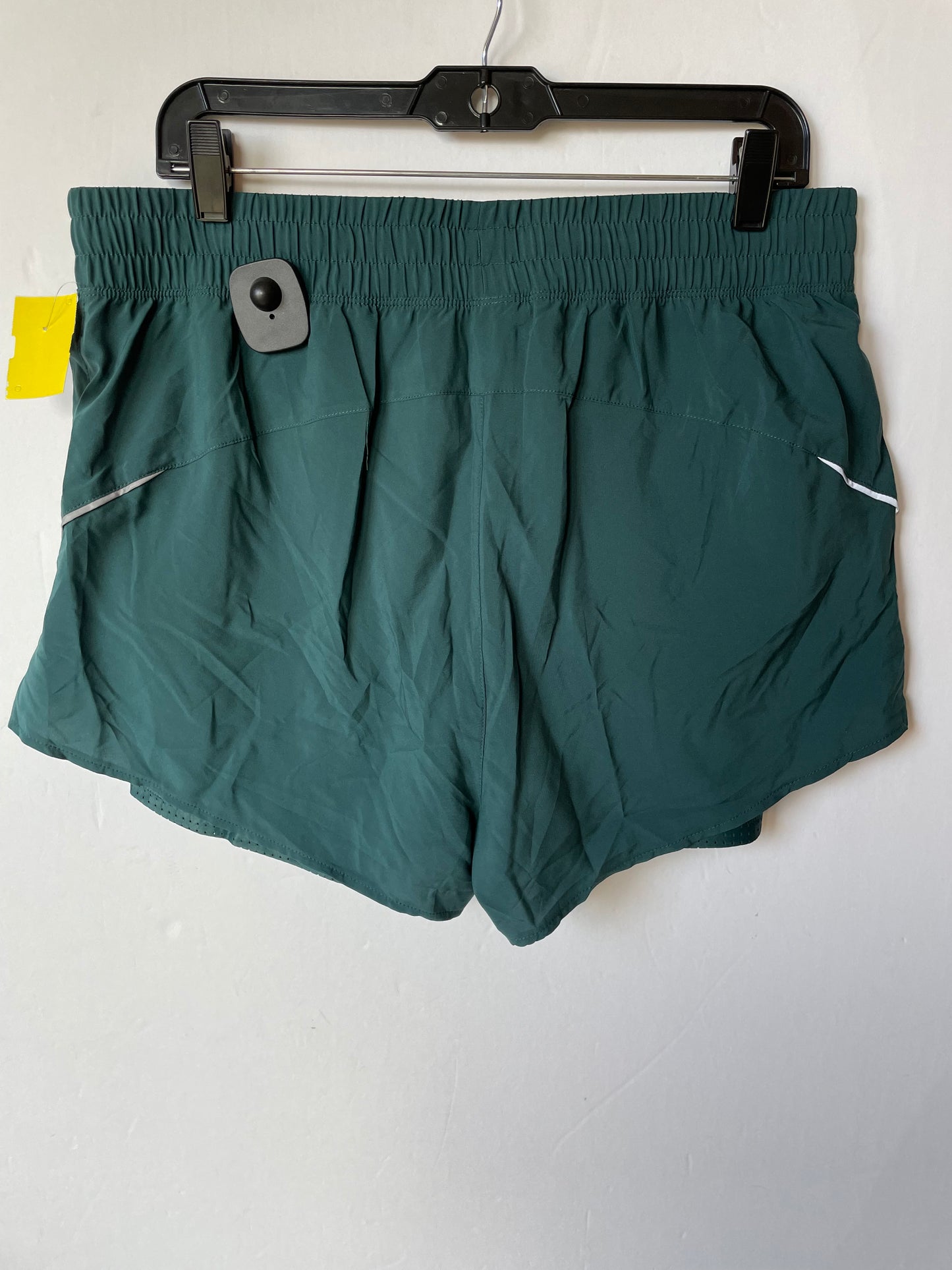 Athletic Shorts By Fabletics In Green, Size: L