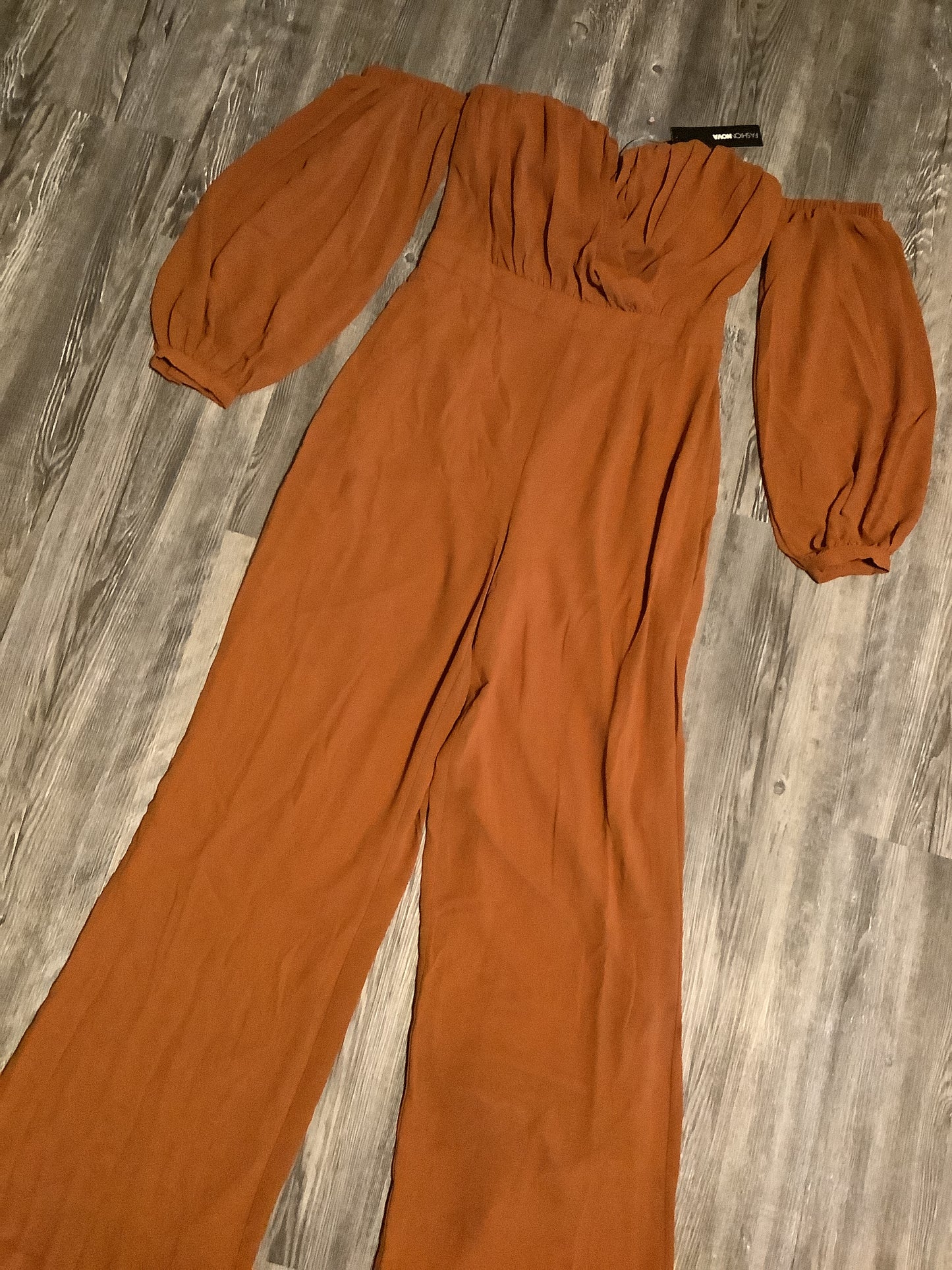 Jumpsuit By Fashion Nova In Orange, Size: L