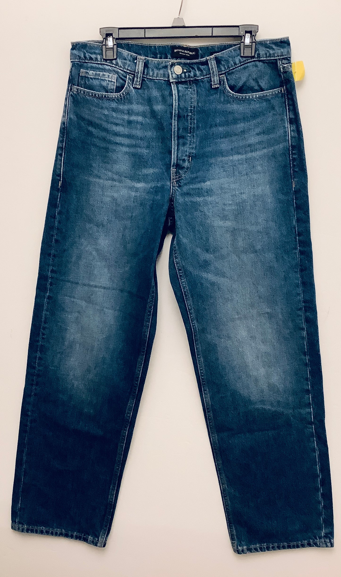 Jeans Boyfriend By Banana Republic In Blue Denim, Size: 8