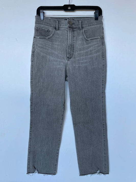 Jeans Straight By Express In Grey, Size: 6