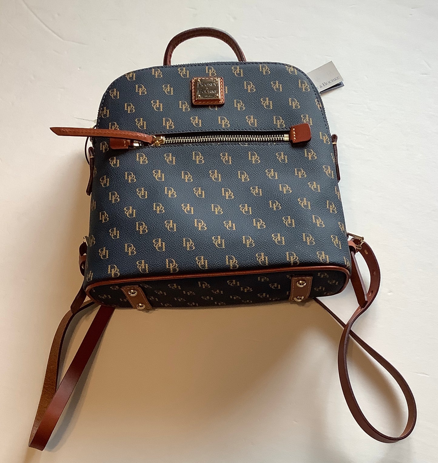 Backpack Leather By Dooney And Bourke, Size: Medium