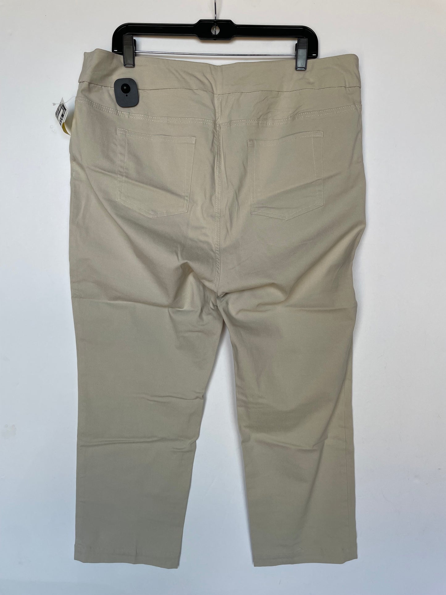 Pants Cropped By Soft Surroundings In Tan, Size: 20