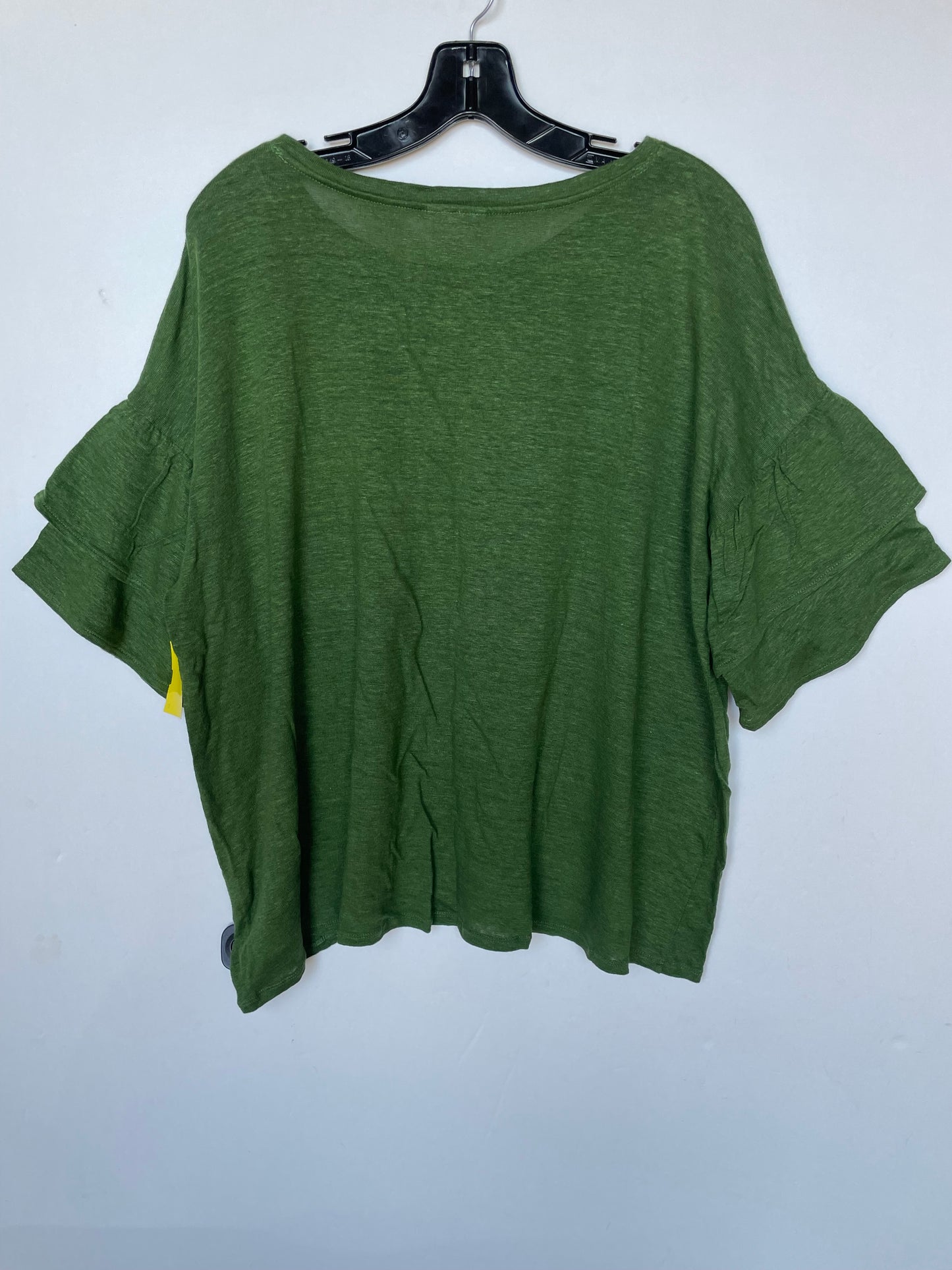 Top Short Sleeve By J. Jill In Green, Size: 2x