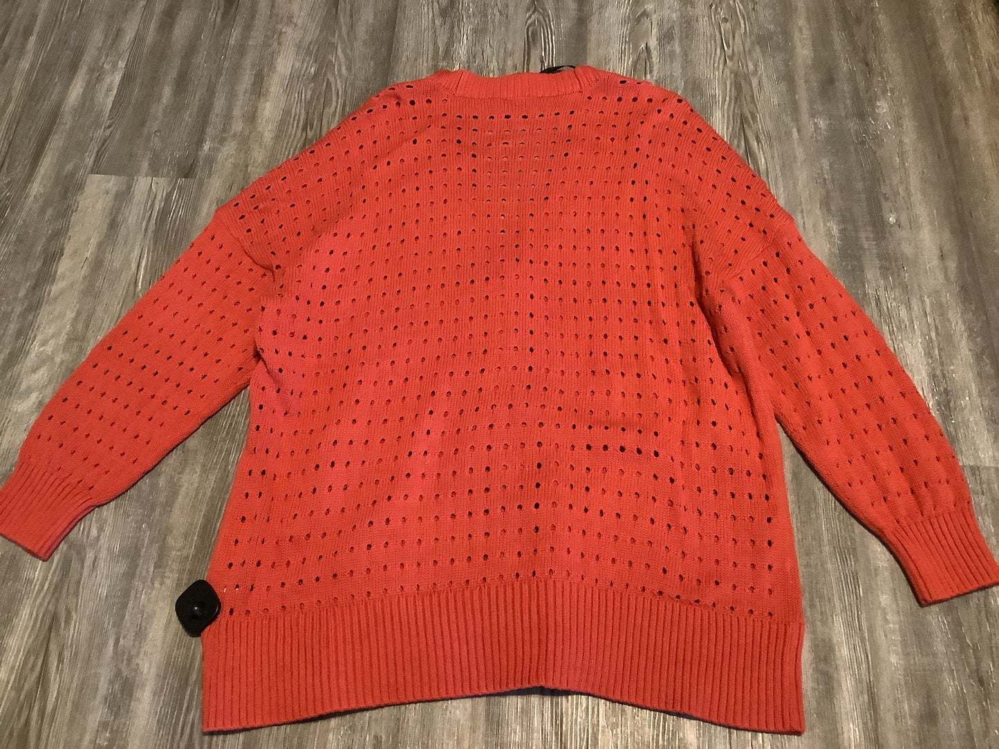 Sweater Cardigan By Torrid In Red, Size: 2x