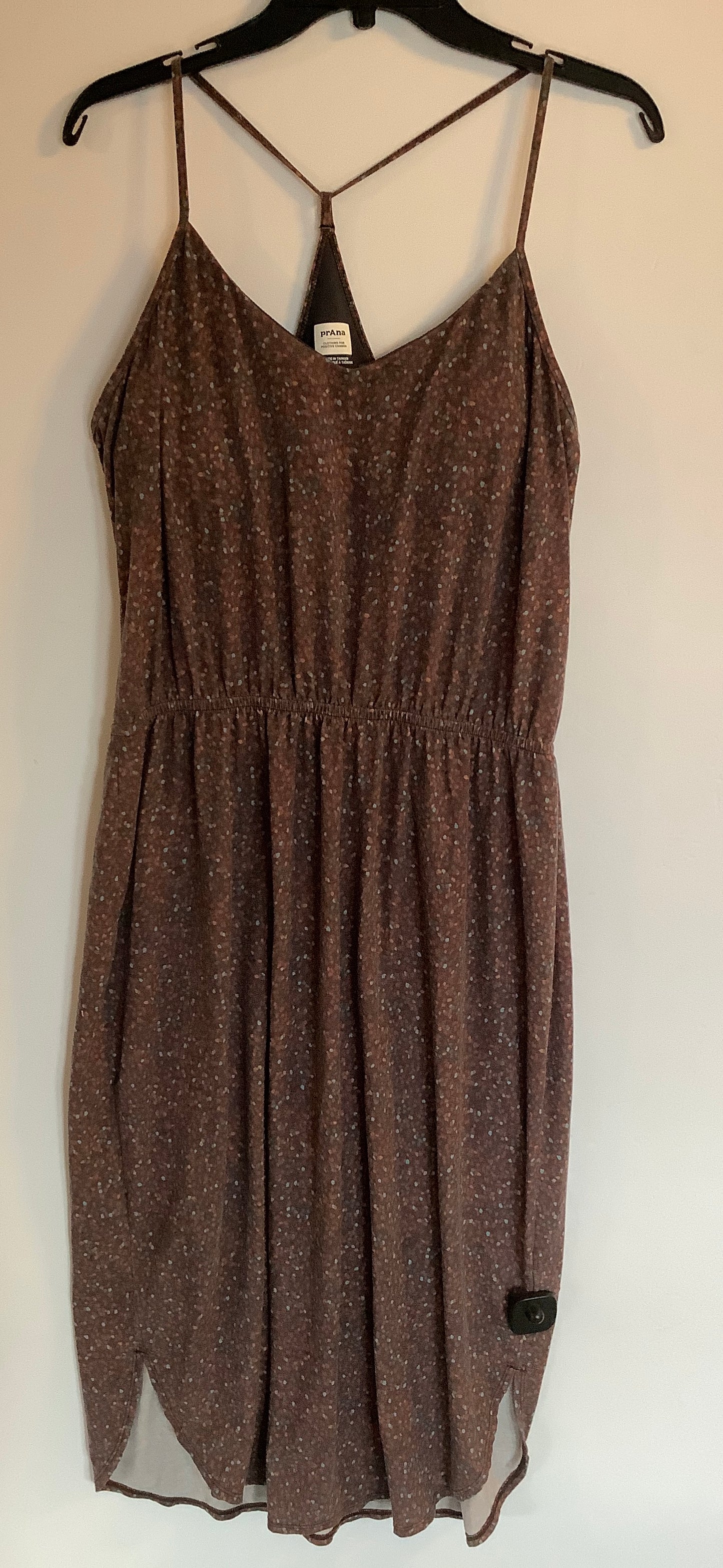 Dress Casual Midi By Prana In Polkadot Pattern, Size: L