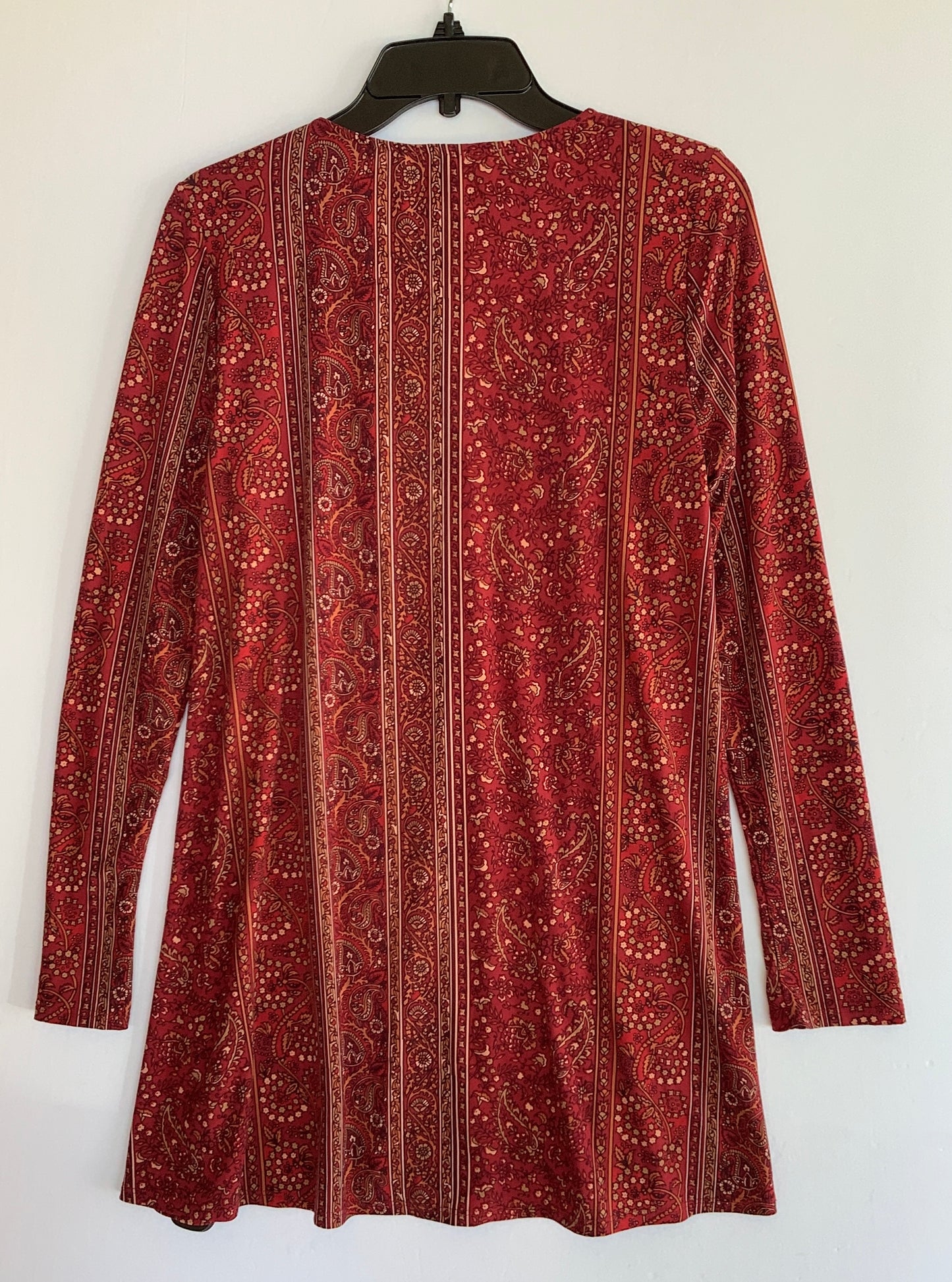 Top Long Sleeve By Mumu In Red, Size: M