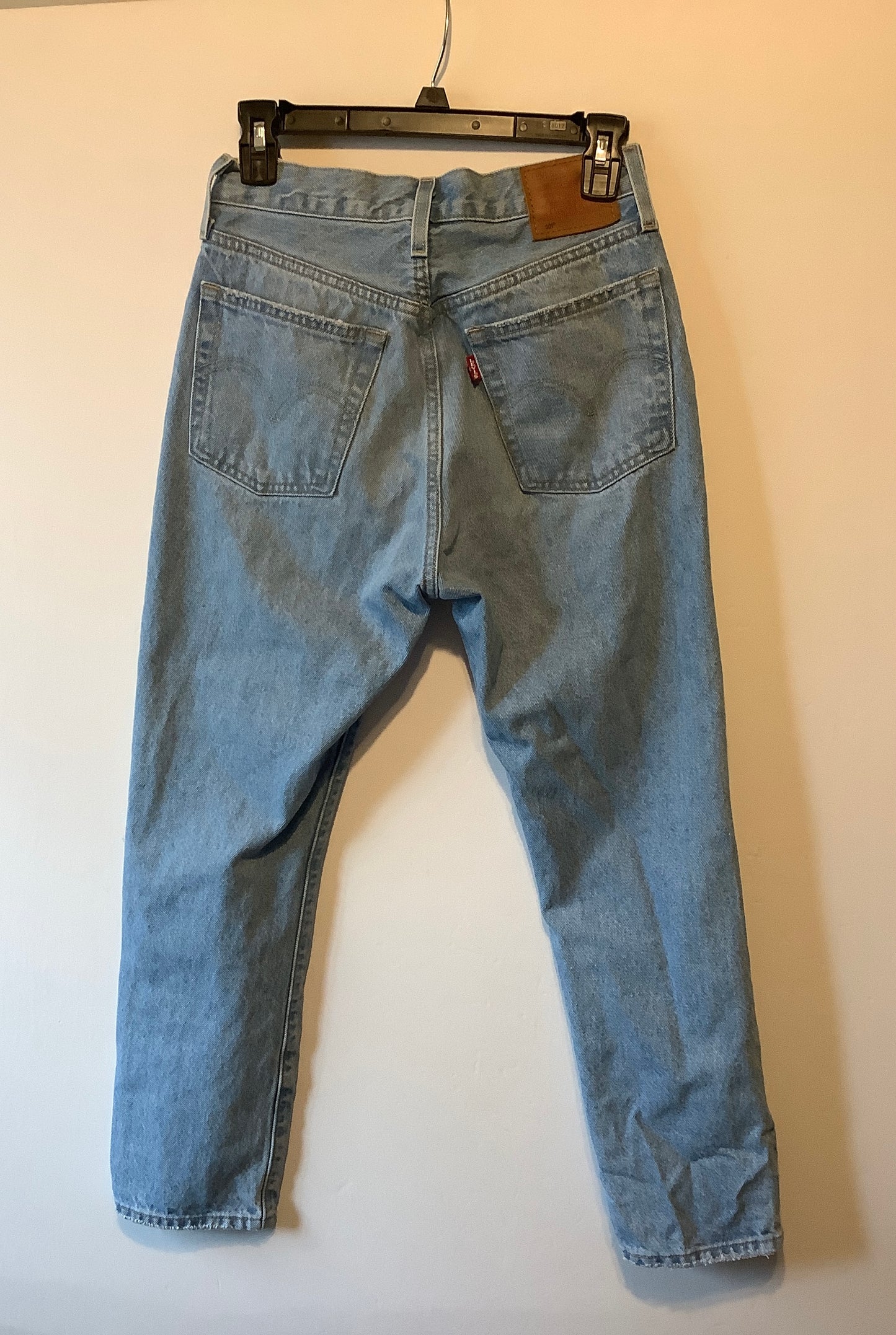 Jeans Straight By Levis In Blue Denim, Size: 2