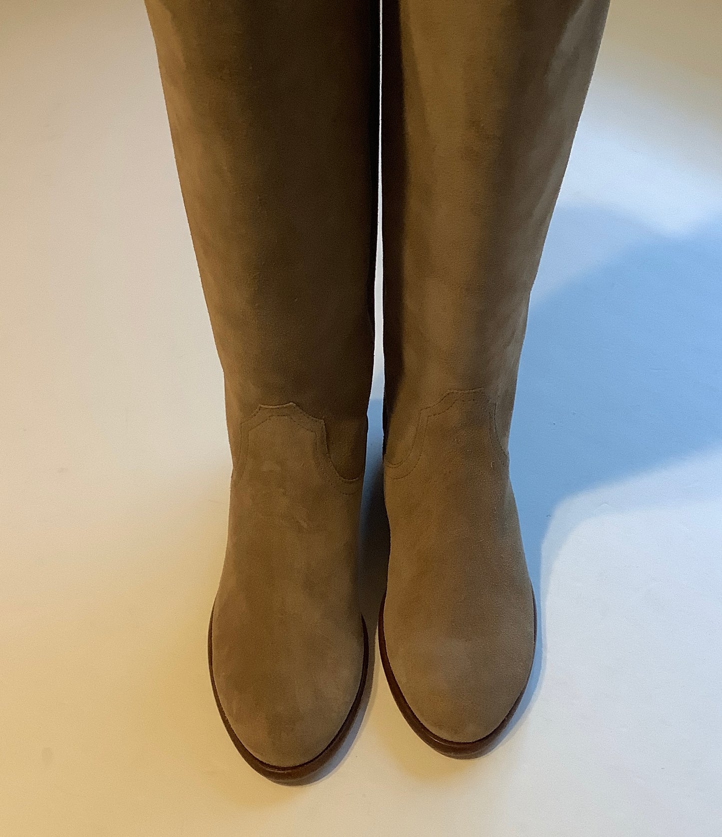 Boots Designer By Frye In Taupe, Size: 6