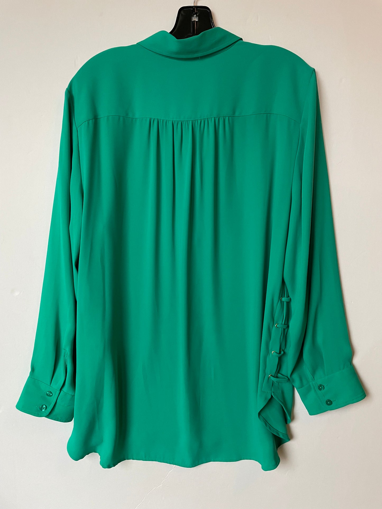 Tunic Long Sleeve By Chicos In Teal, Size: Xxl