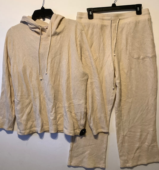 Lounge Set Pants By Any Body In Tan, Size: L