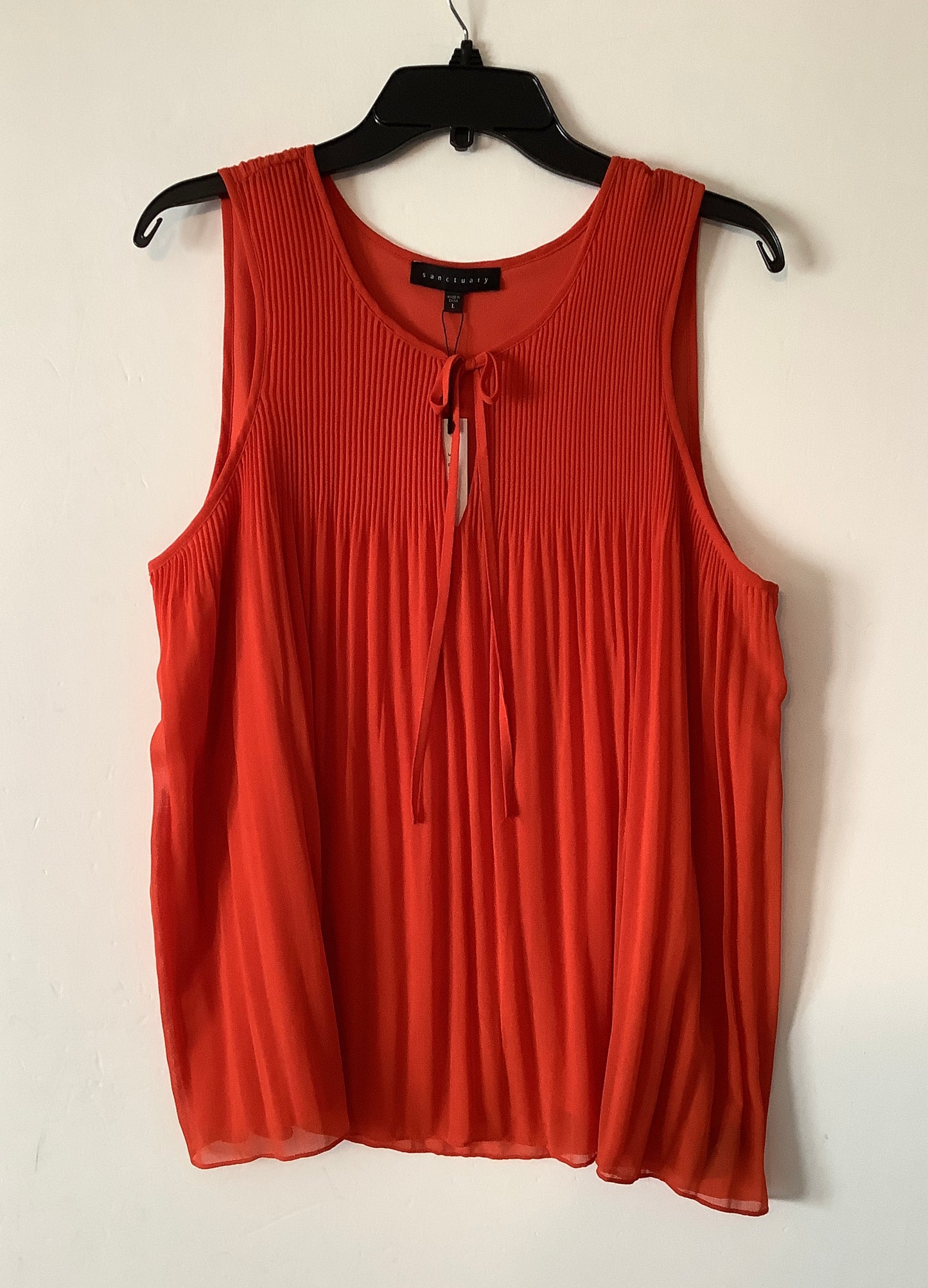 Top Sleeveless By Sanctuary In Orange, Size: L