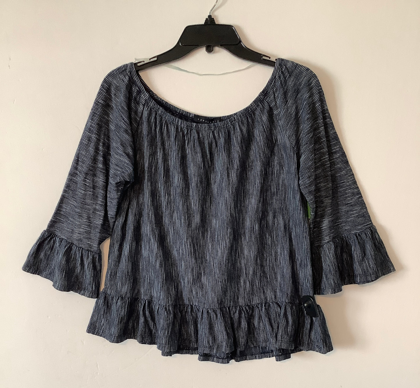 Top Short Sleeve By Sanctuary In Navy, Size: S