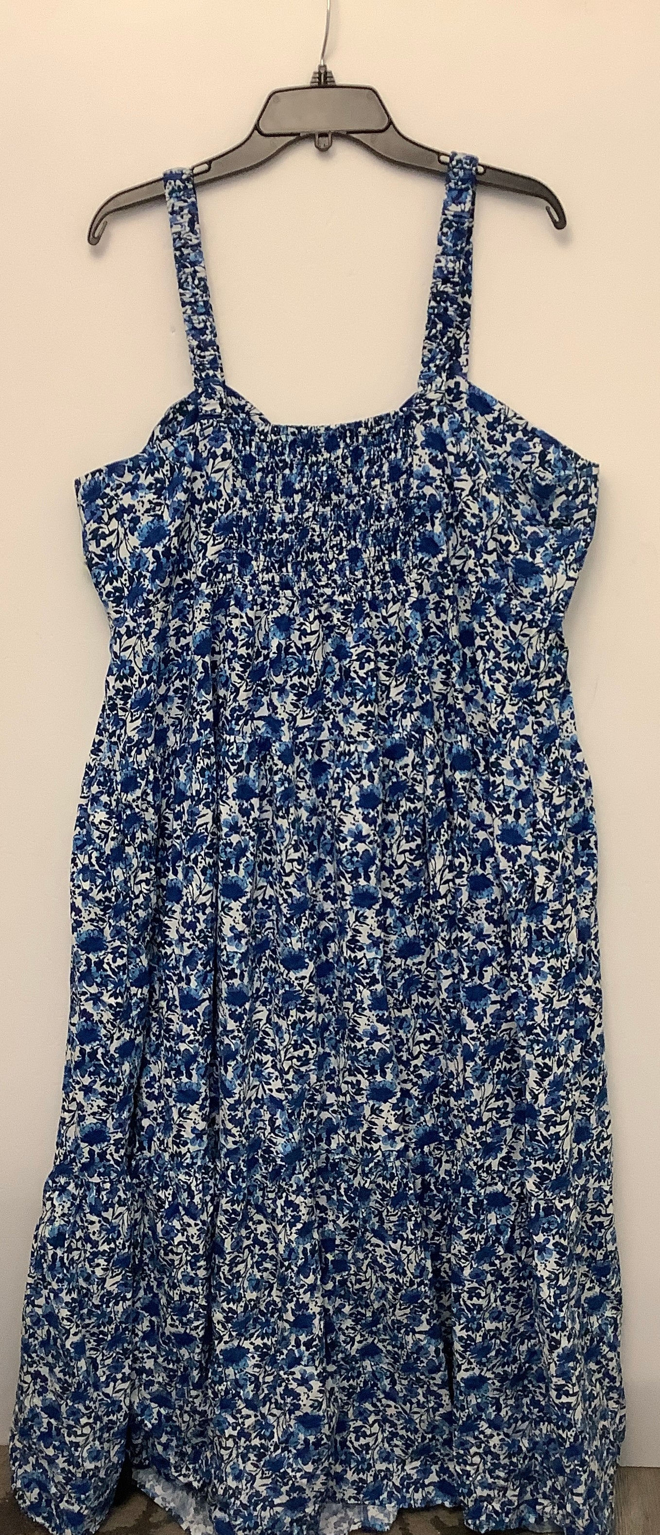 Dress Casual Maxi By Terra & Sky In Blue, Size: 2x