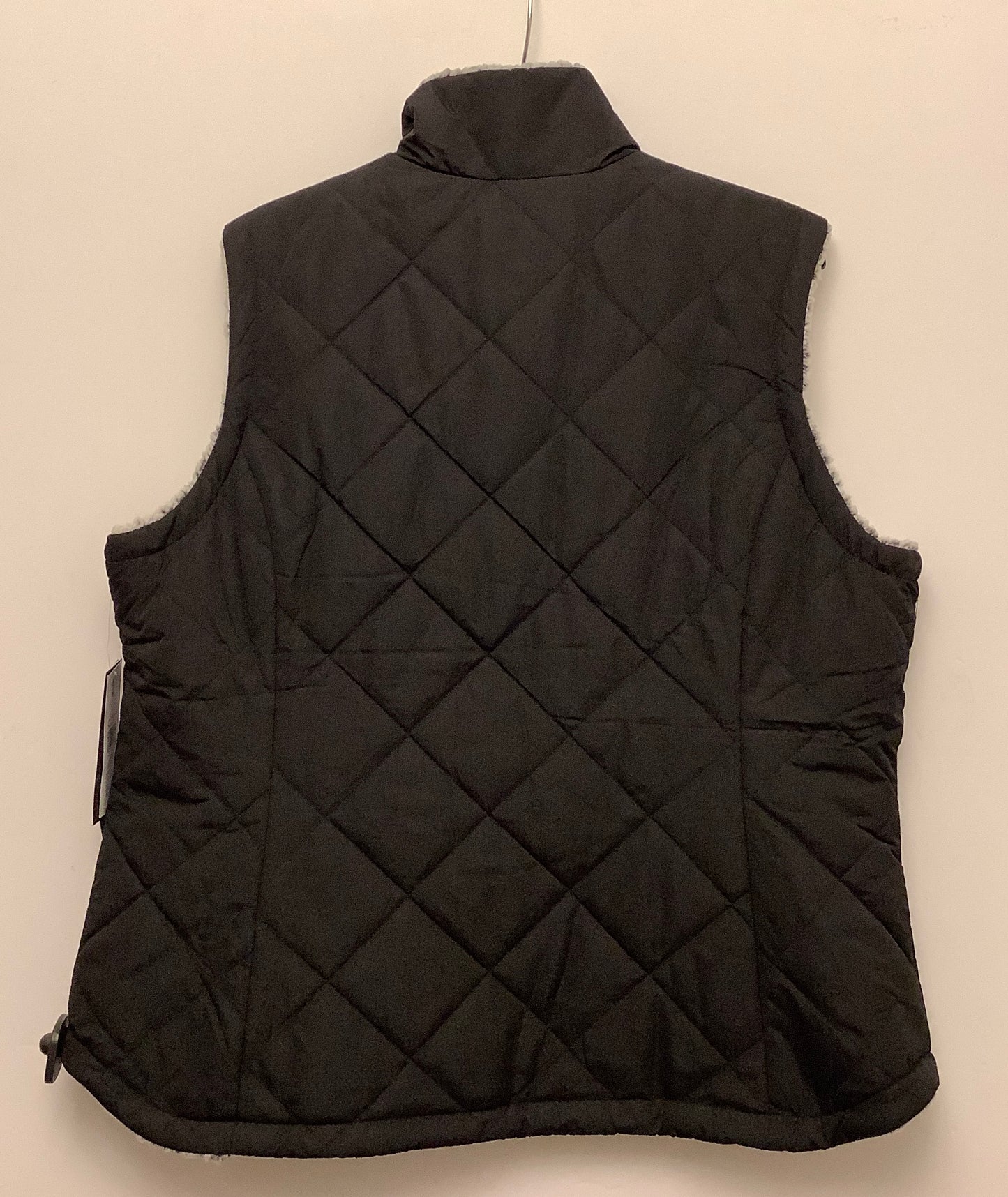 Vest Faux Fur & Sherpa By Free Country In Black, Size: Xl