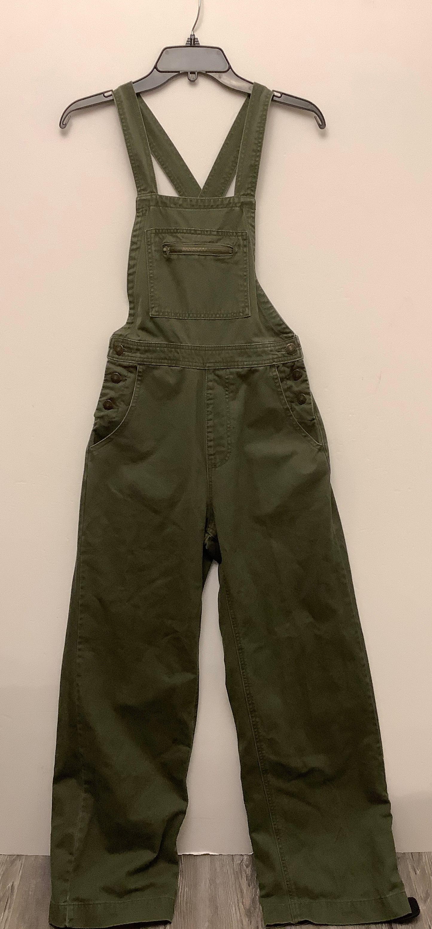 Overalls By Forever 21 In Green, Size: Xs