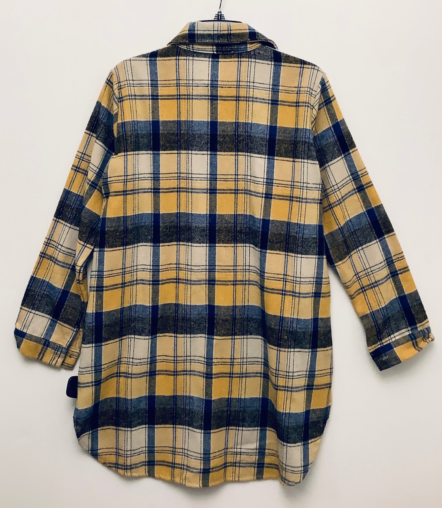 Jacket Shirt By Clothes Mentor In Yellow, Size: M